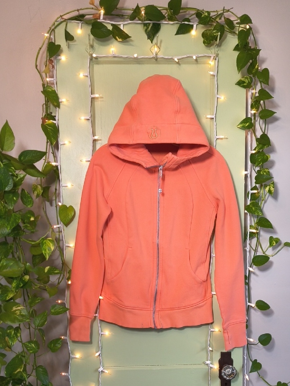 Women's Lululemon Scuba Hoodie Flare Coral Salmon 6